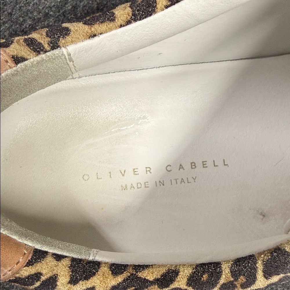 Oliver Cabell Leopard Print Sneakers - Picture 2 of 10